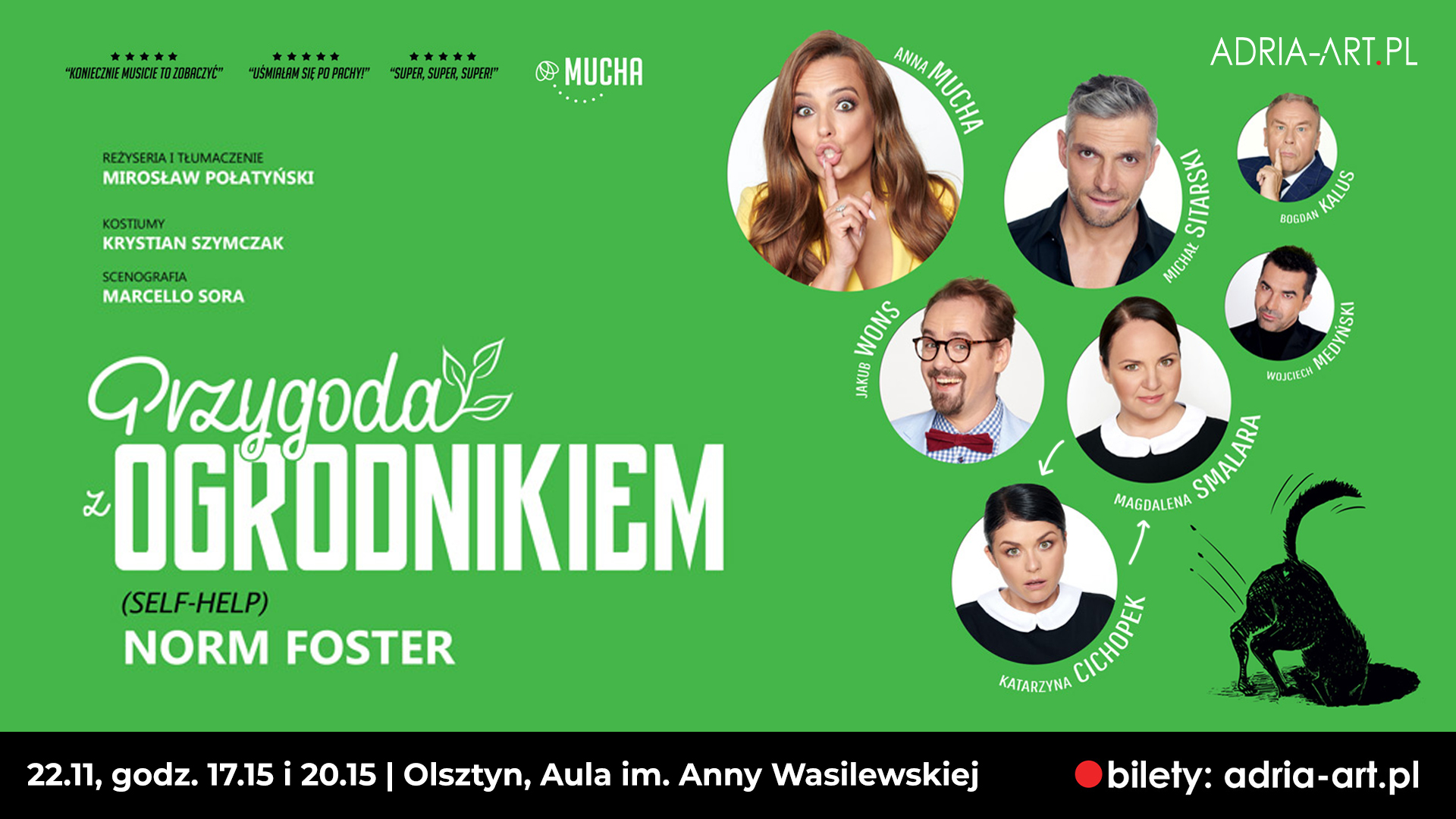 Spektakl komediowy "Przygoda z ogrodnikiem"