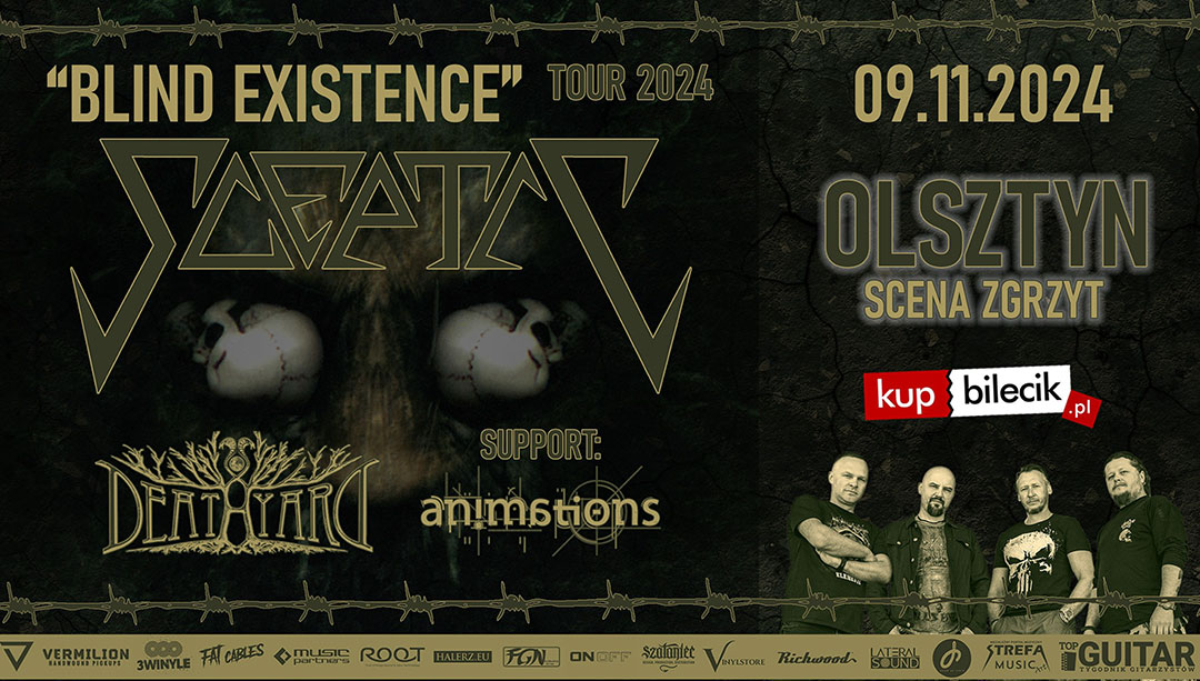 Blind Existence Tour 2024 | Sceptic | Deathyard | Animations | Scena Zgrzyt