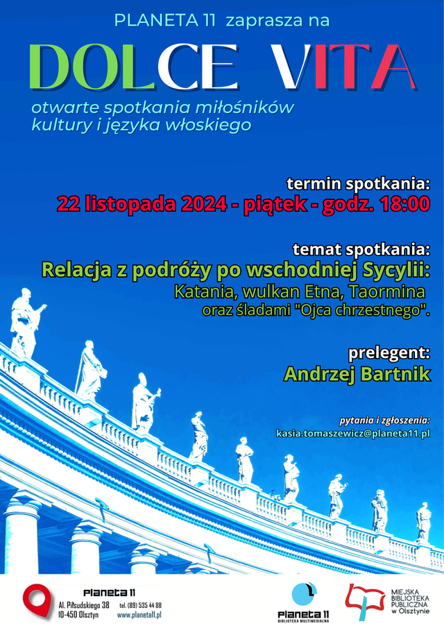 DOLCE VITA, czyli spotkanie miłośników kultury i języka włoskiego