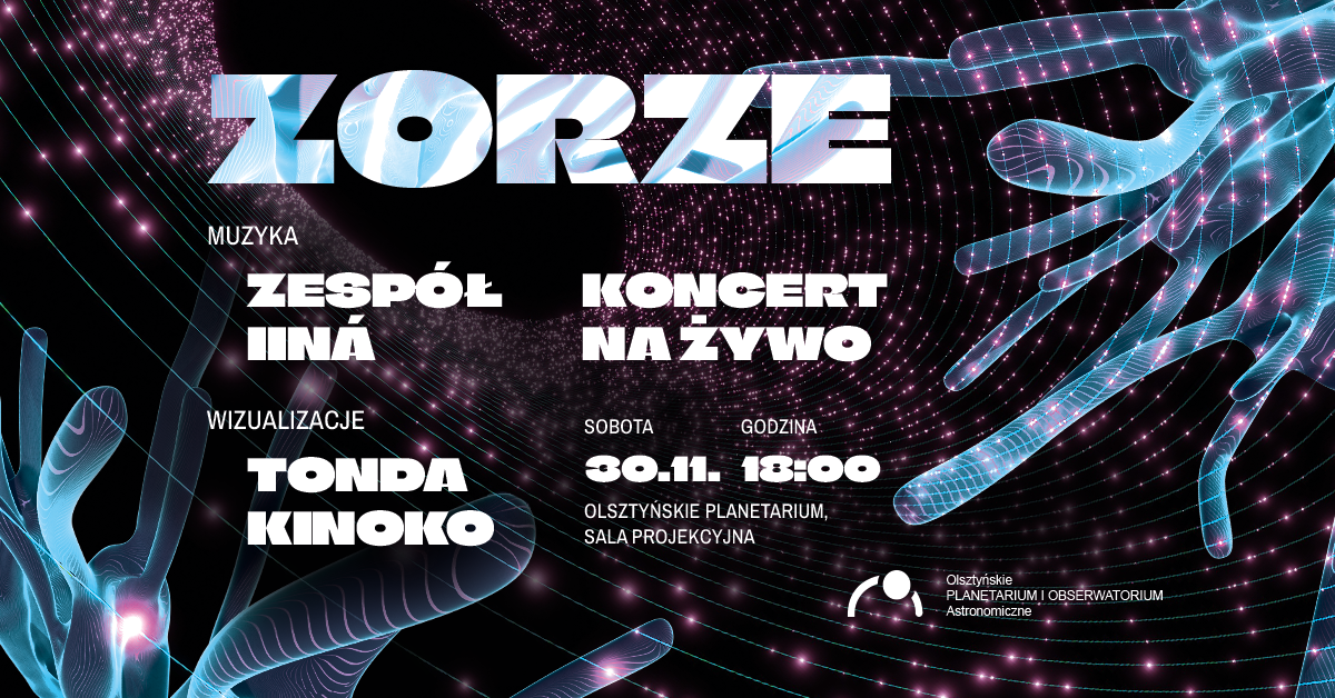 IINÁ "Zorze" - koncert na żywo z wizualizacjami Tonda Kinoko