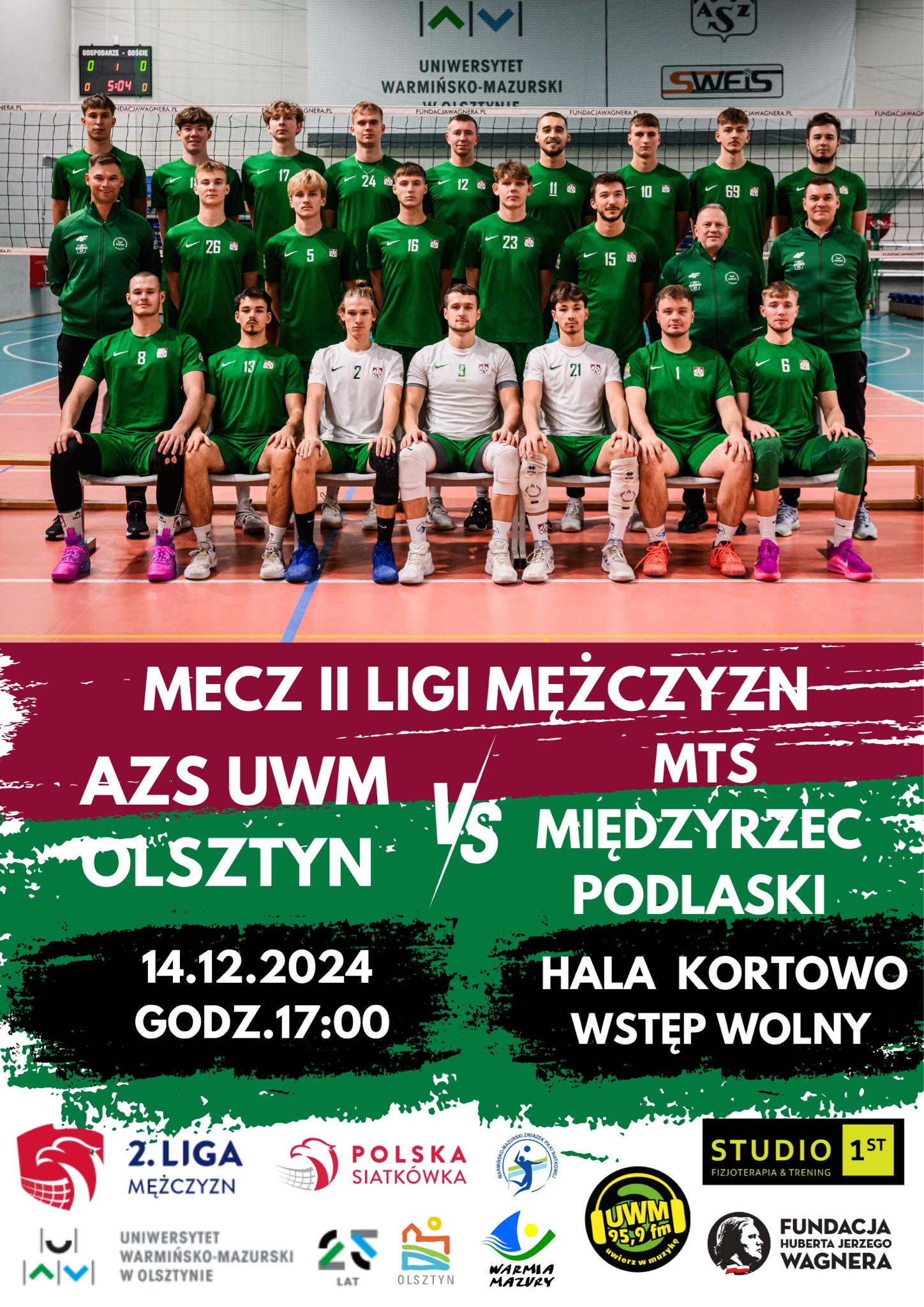 AZS UWM Olsztyn - MTS Międzyrzec Podlaski