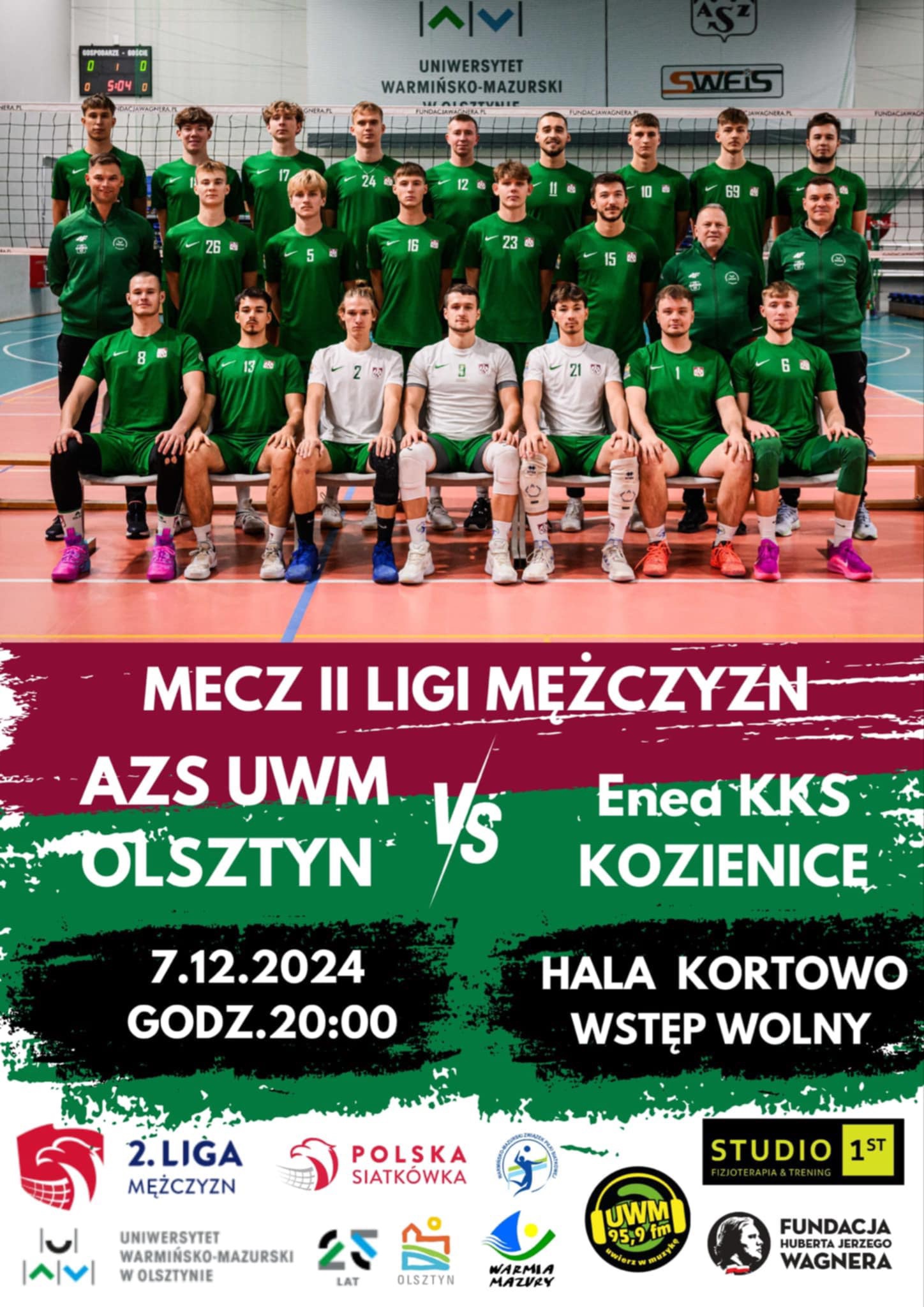 AZS UWM Olsztyn - Enea KKS Kozienice