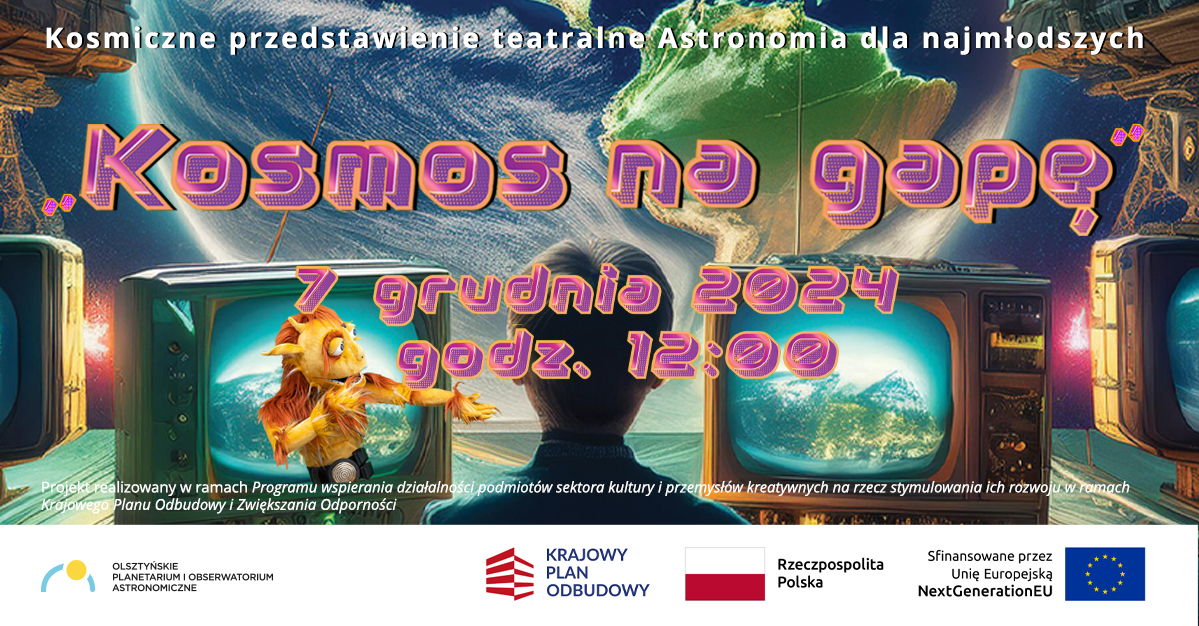 Kosmiczny spektakl, Astronomia dla najmłodszych - Kosmos na gapę